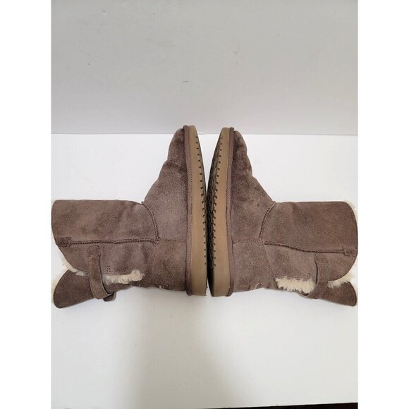 Koolaburra By UGG Women's Shearling Lined Suede Boots size 7 - Picture 7 of 14